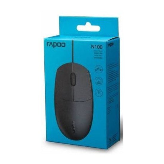 Rapoo N100 Wired Optical Mouse