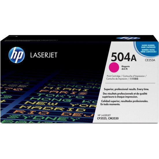 HP 504A Magenta LaserJet Toner Cartridge