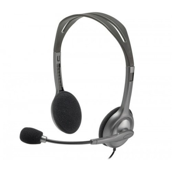 Logitech H111 STEREO 3.5mm Multi-Device Headset (One port)