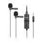 Boya BY-M1DM Dual Omni Directional Lavalier Microphone