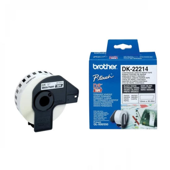 Brother Tze-241 (18mm X 8m) Black & white Tape Cartridge